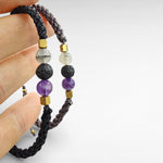 Cargar imagen en el visor de la galería, Braçalet Maia Quars i Roca volcànica
